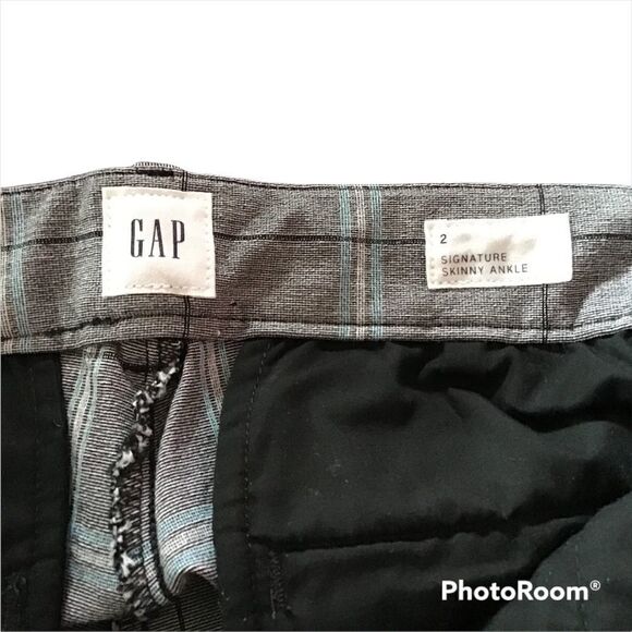 Gap Plaid Signature Skinny Ankle Pants - Picture 3 of 4